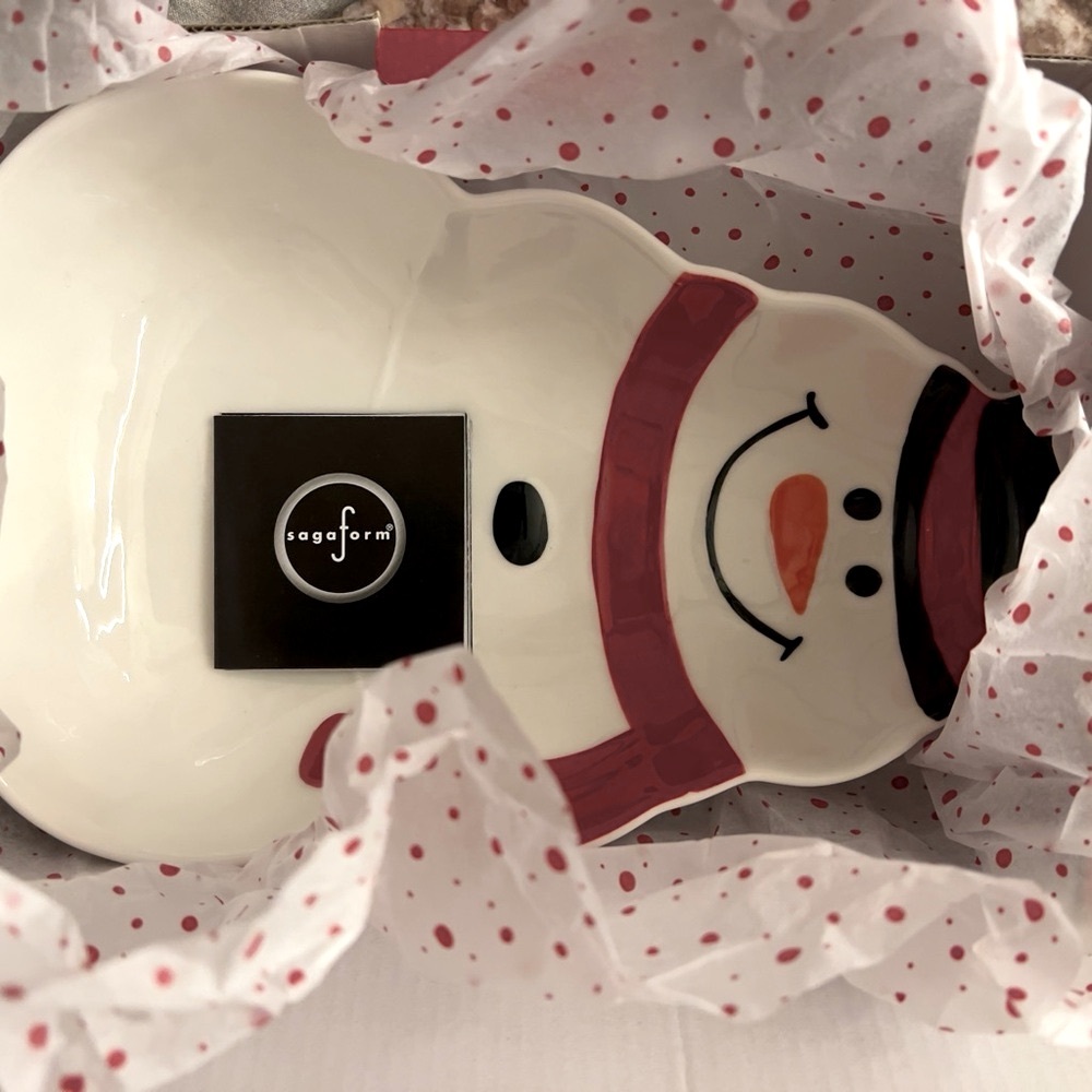 Snowman Plate